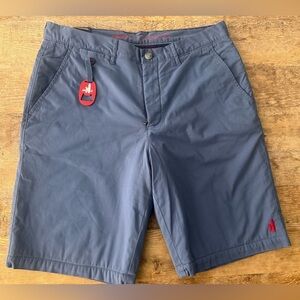 JOHNNIE-O Mens Tailgaters Shorts Blue Size 33